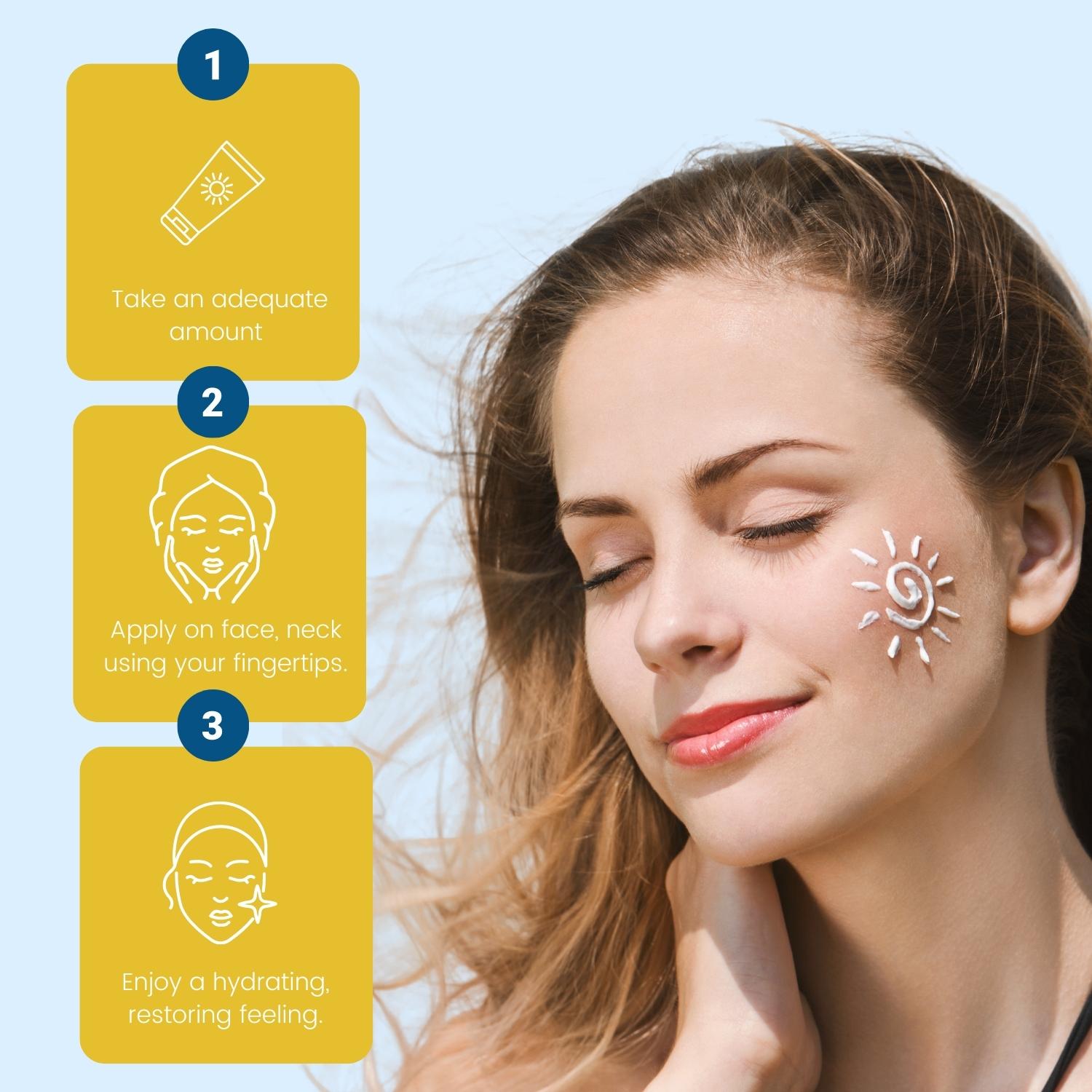 Hajamat Sunscreen SPF 50 PA+++ with Niacinamide and Aloe Vera (20 gm)